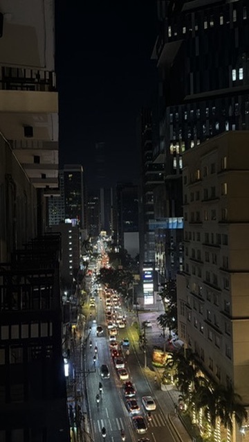Night view of Cebu city streets from Cityscape Grand Tower